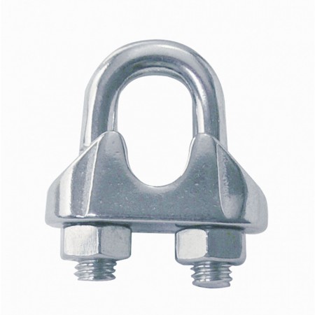 10 Stück SIMPLEX Drahtseilklemmen M5x4mm - Edelstahl V4A Mit Muttern