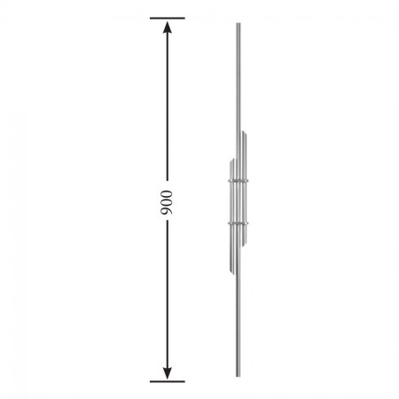 Designstab / Zierstab V2A, Material Ø 12mm, Länge 900mm