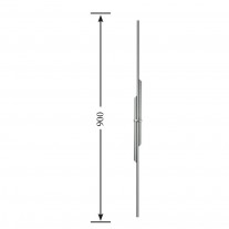 Designstab / Zierstab V2A, Material Ø 12mm, Länge 900mm