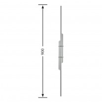 Designstab / Zierstab V2A, Material Ø 12mm, Länge 900mm