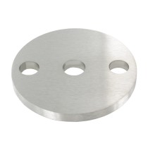 Ankerplatte einseitig geschliffen, Schliff und Durchmesser Ø frei wählbar von 70 - 120mm