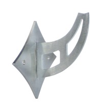 Handlaufhalter 2 Loch zum Anschweißen für Rohr 42,4 mm