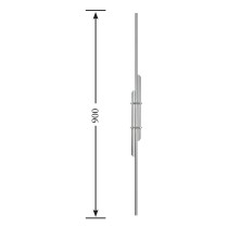 Designstab / Zierstab V2A, Material Ø 12mm, Länge 900mm