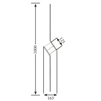 Designstab / Zierstab V2A, Material Ø 12mm, Länge 1000mm