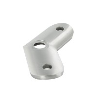 Handlaufanschlussplatte 45° für Rohr 42,4mm, Material frei wählbar