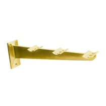 Tablettrutschenträger Messingoptik, Länge 330mm, für Rohr 33,7mm